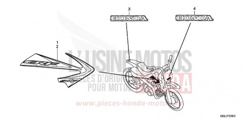 MARKE/STREIFEN (CRF50FB) CRF50FB de 2011